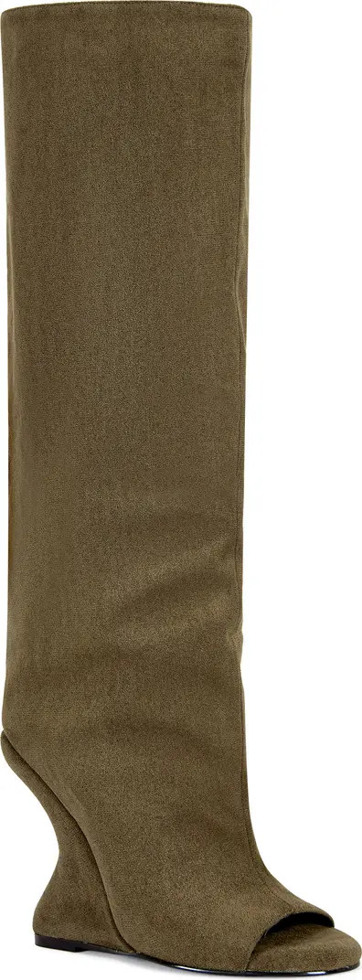 Vincent Knee High Open Toe Boot (Women) | Nordstrom