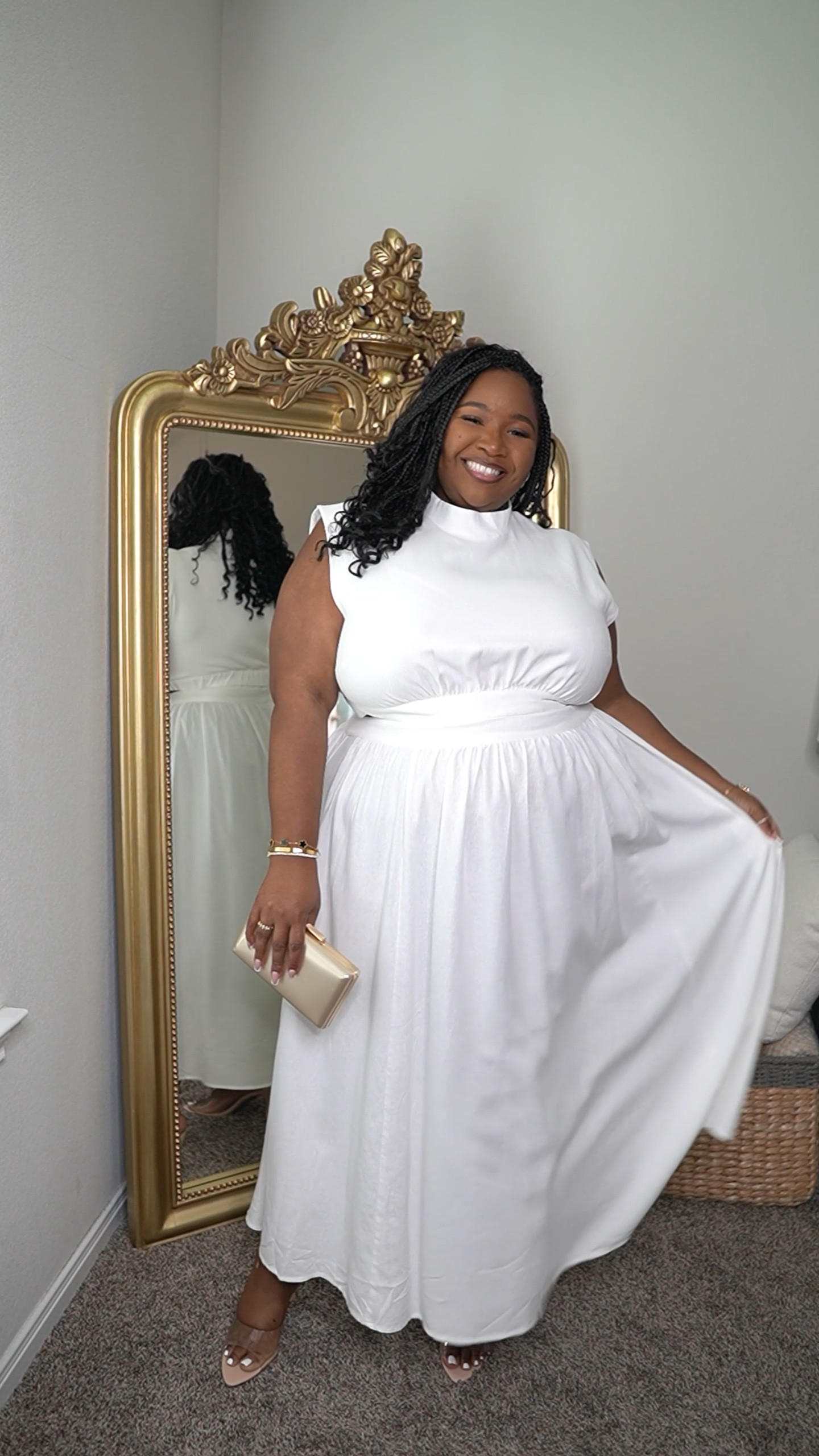 Plus size summer white dress from ELOQUII. I’m wearing a size 22. Fits tts .

#LTKSummerEdit #LTKSeasonal #LTKPlusSize