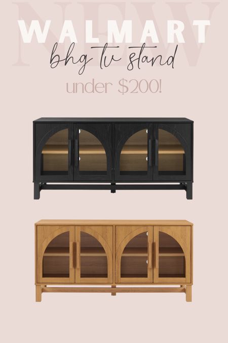 This bhg arc tv stand from walmart is finally back in stock in the honey color!! It fits tvs up to 65inches! I’ve been checking it weekly!! I ordered one and I’m debating painting it white or pink or just leaving it as is!!

#walmarthome #walmart @walmart arch tv stand 

#LTKFamily #LTKHome