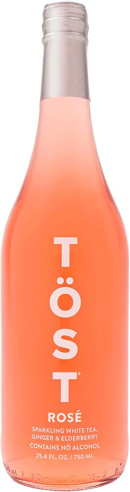 TÖST ROSÉ All-Natural Alcohol Free Sparkling Beverage, 25.4 Fl Oz (Pack of 1) | Amazon (US)