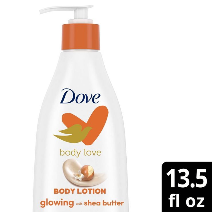 Dove Beauty Body Love Shea Butter & Warm Vanilla cream Oil Glowing Care Body Lotion - 13.5 fl oz | Target