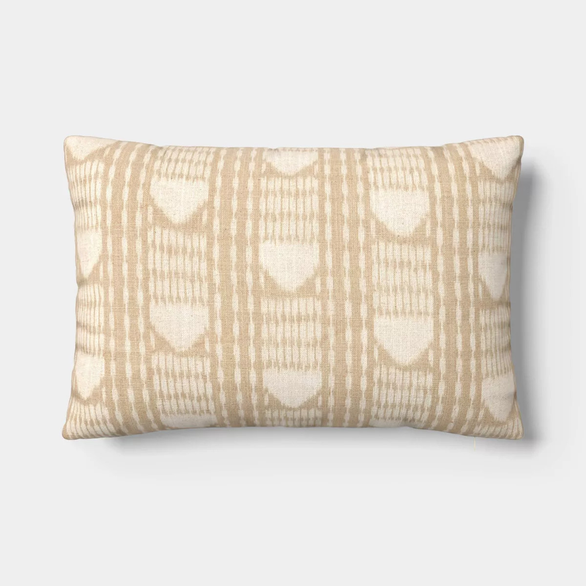 Lumbar Ikat Stripe Pillow Neutral - Threshold™ | Target