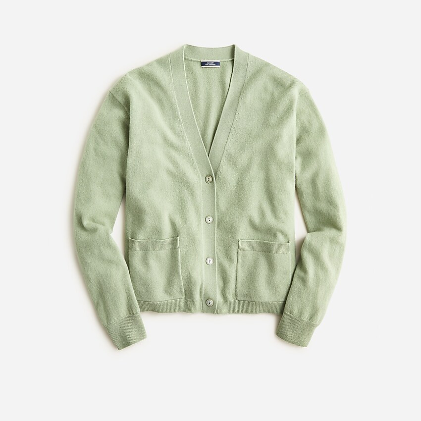Cashmere patch-pocket cardigan sweater | J. Crew US