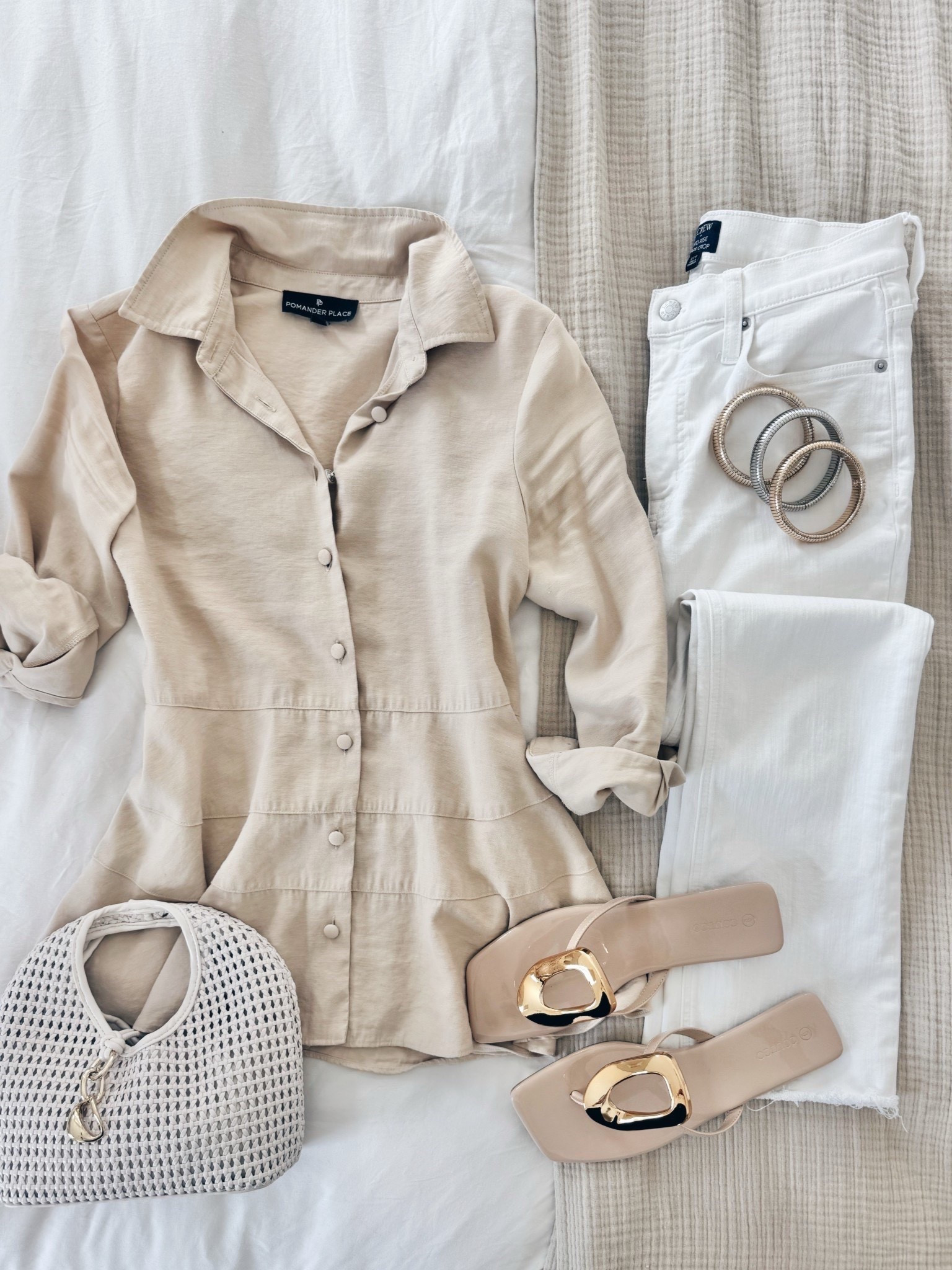 Spring outfit!! The white jeans are my favorite and on sale.  

#LTKSaleAlert #LTKootd #LTKOver40