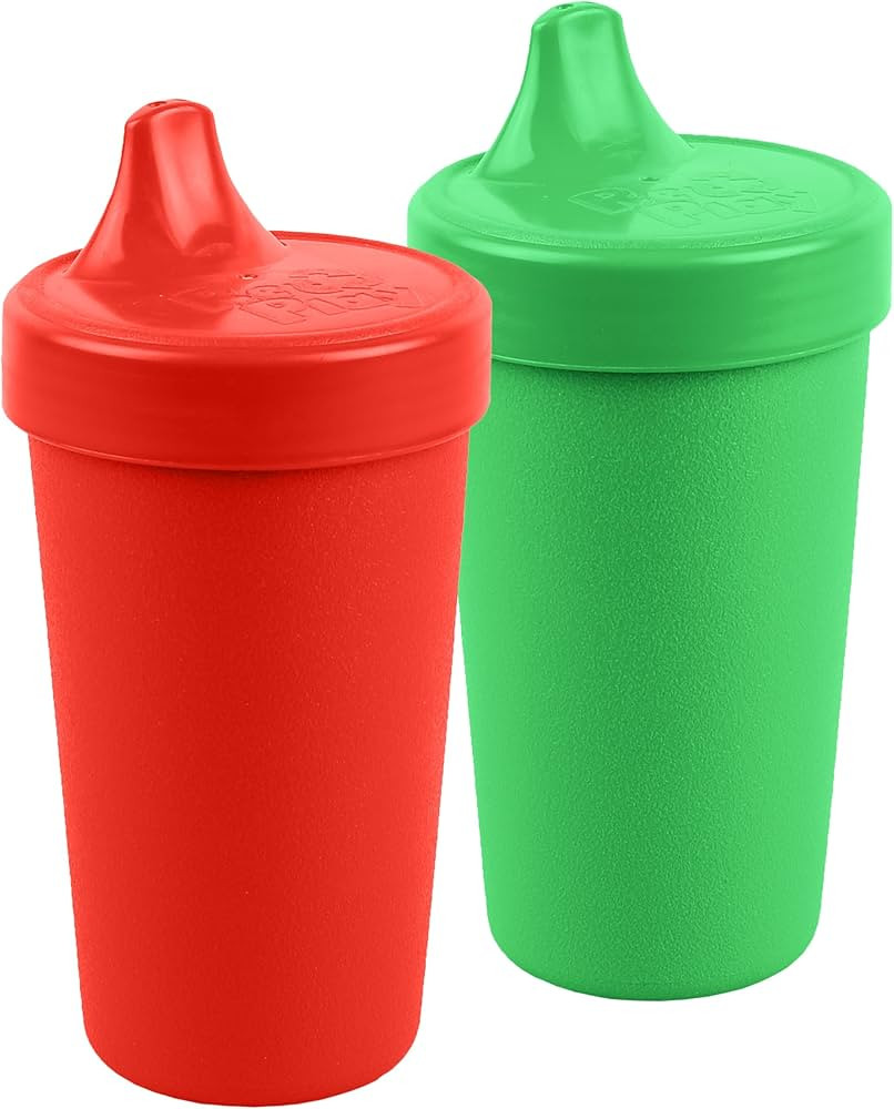 Re-Play Made in USA 2 Pack Sippy Cups for Toddlers, 10 Oz. - Reusable Spill Proof Cups for Kids, ... | Amazon (US)
