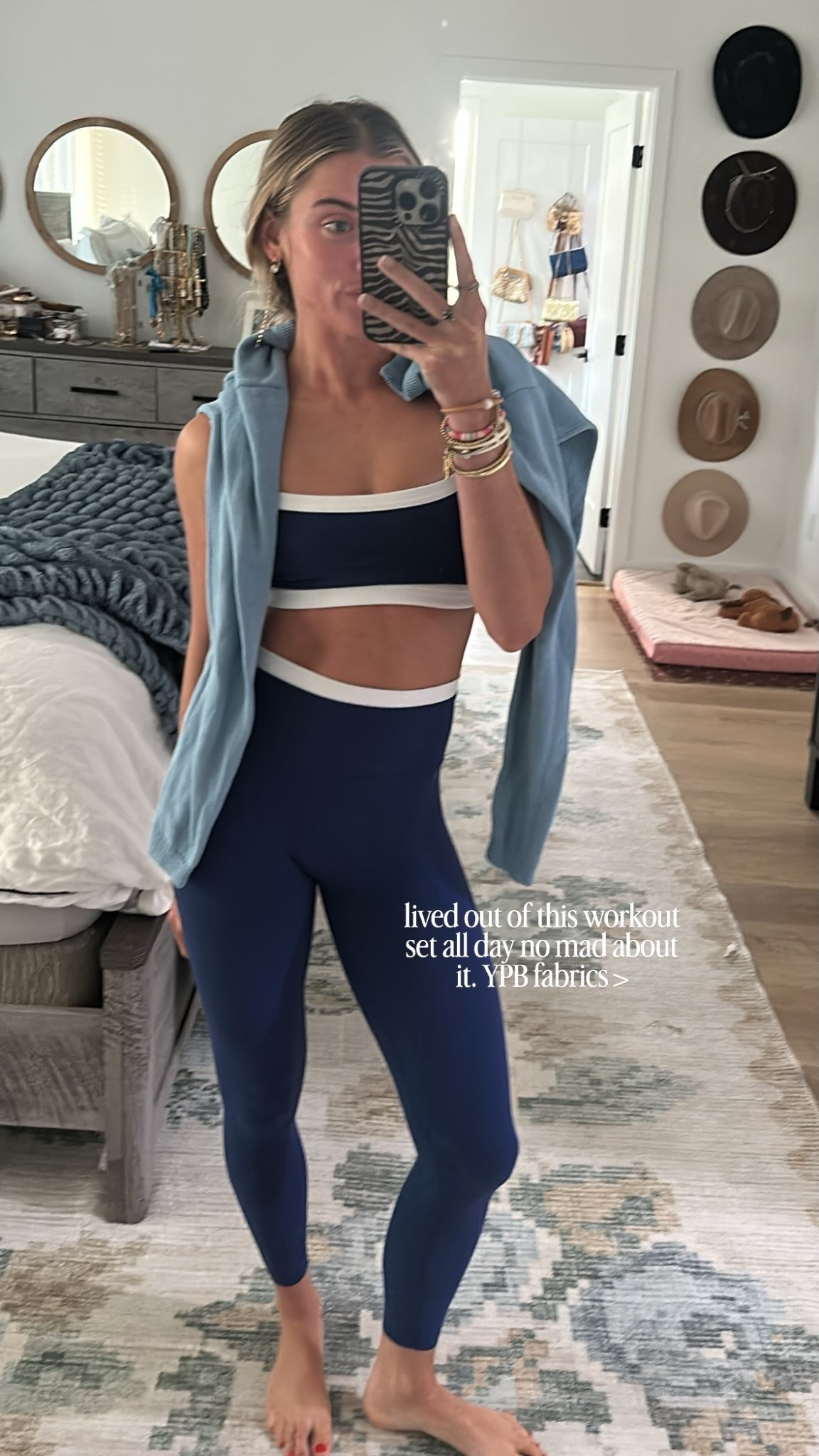 lived out of this workout set all day no mad about it. YPB fabrics >

#LTKootd #LTKfitnessgoals #LTKActive