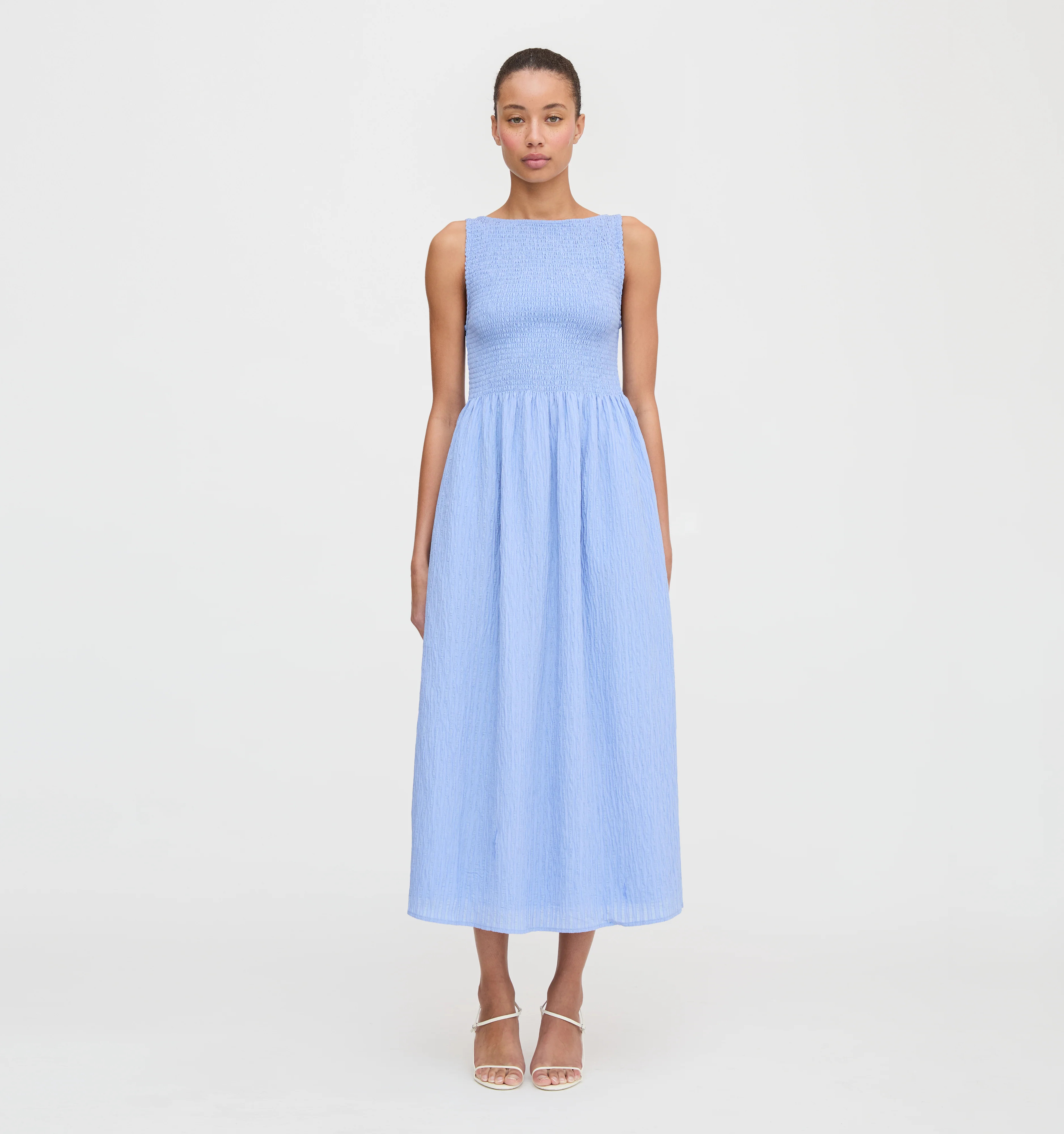 Bluebird Tonal Seersucker | Hill House Home US