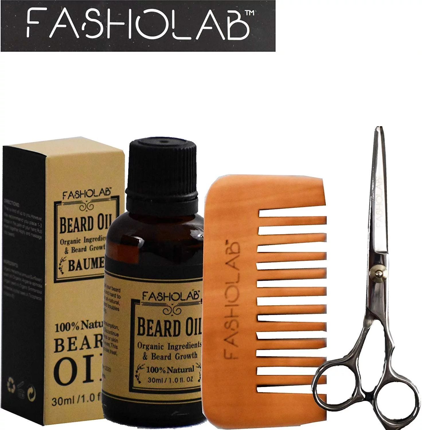 Beard Grooming Kit for Men - Organic Beard Growth - Professional Barber Beard Trimming Set - Bear... | Walmart (US)