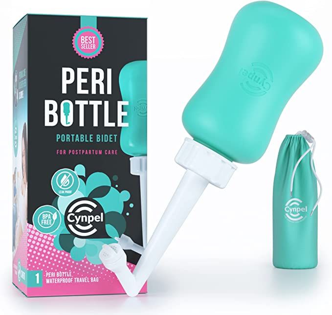 Cynpel Peri Bottle for Postpartum Essentials, Feminine Care | The Original Portable Bidet (Pack o... | Amazon (US)