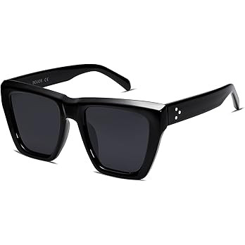 SOJOS Vintage Oversized Square Cat Eye Polarized Sunglasses for Women Trendy Fashion Cateye Style... | Amazon (US)