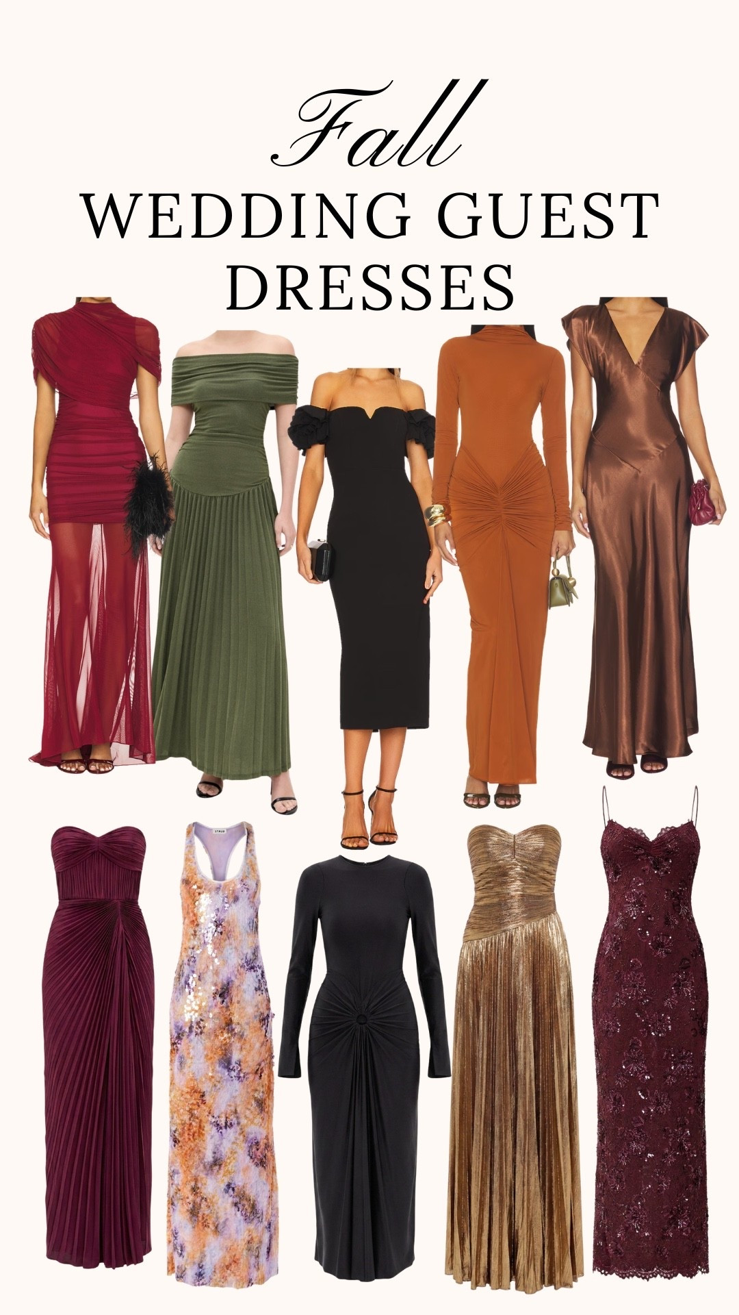 Fall Wedding Guest Dresses

#LTKSeasonal #LTKWedding #LTKootd
