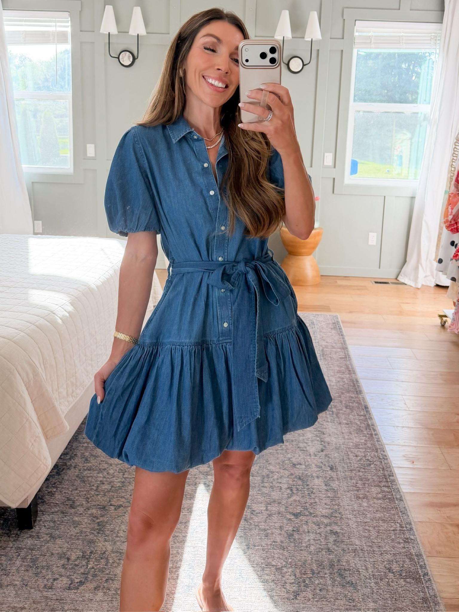This denim dress is perfect for Mother’s Day or Graduation! And then doubles for your Memorial Day fun!! 

#LTKMothersDay #LTKBump #LTKootd