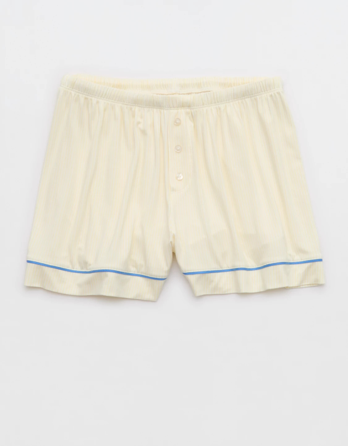 OVERSLEPT by Aerie Real Soft® Piping PJ Short | Aerie