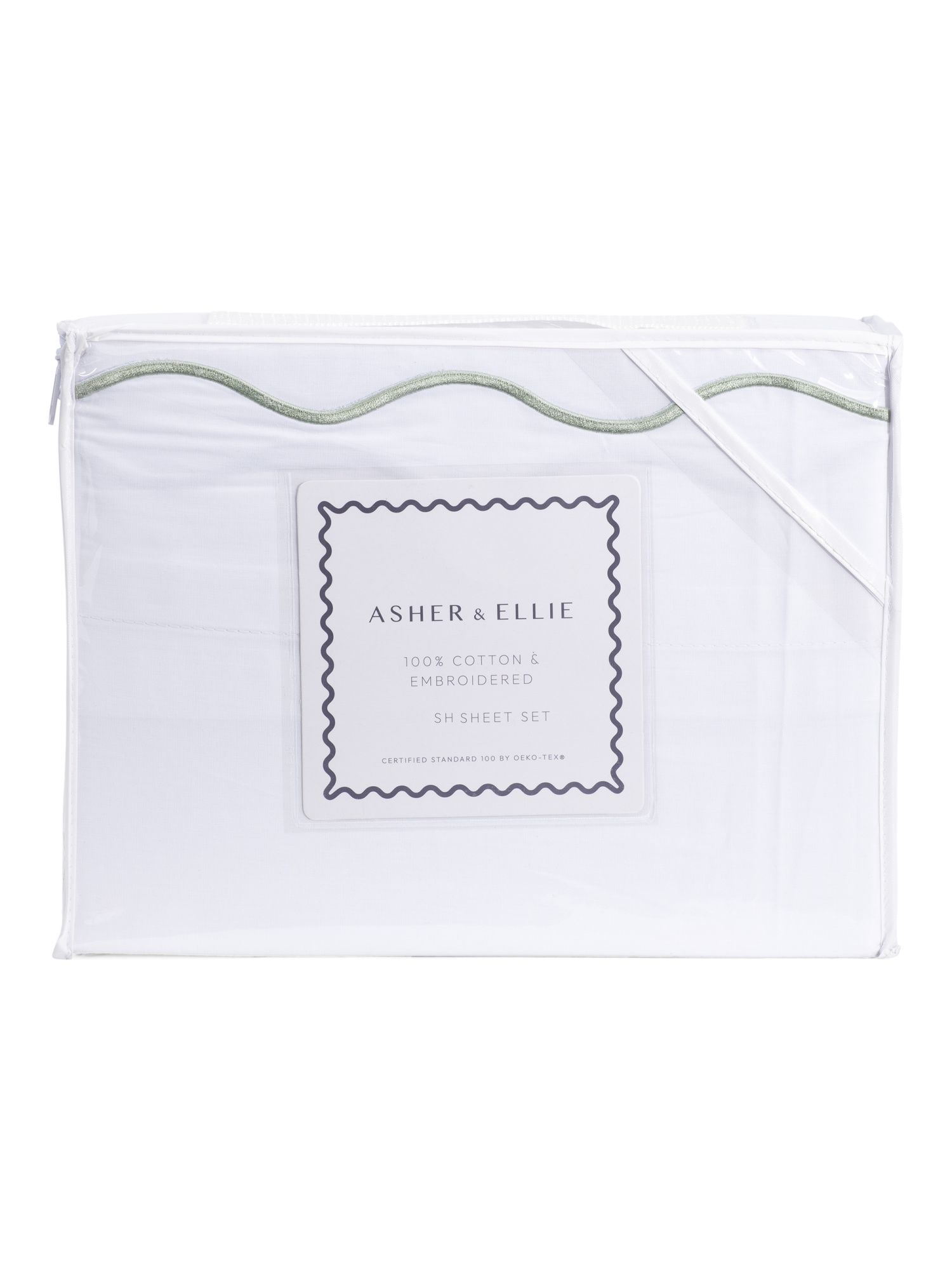 Cotton Scalloped Embroidered Sheet Set | Home Essentials | Marshalls | Marshalls