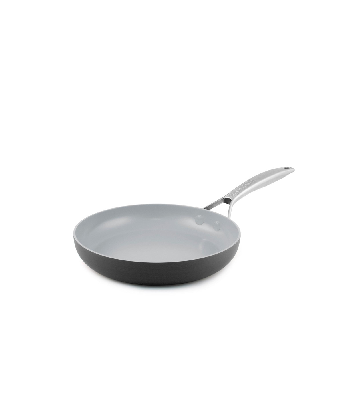 GreenPan Paris Pro 8" Ceramic Non-Stick Open Fry Pan - Grey | Macy's
