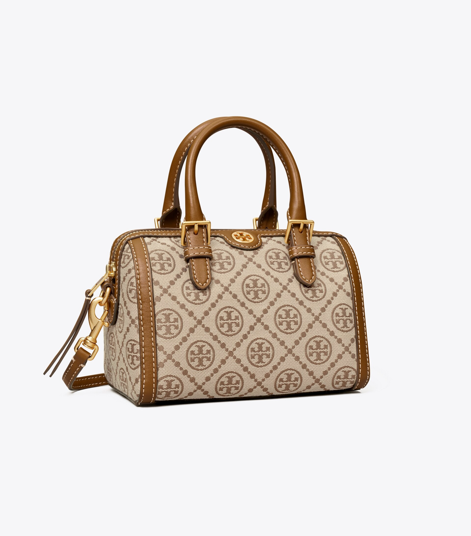 T Monogram Jacquard Mini Barrel | Tory Burch (US)