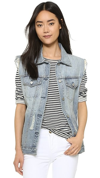 Elsa Denim Vest | Shopbop