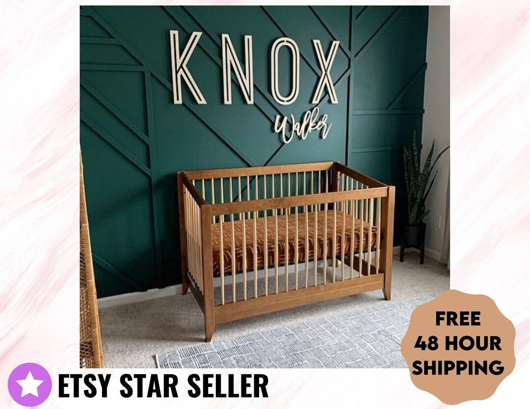 Custom Wood Baby Name Sign | Letter Wall Art | Kids Room Art | Wall Art for Nursery | Baby Name S... | Etsy (US)