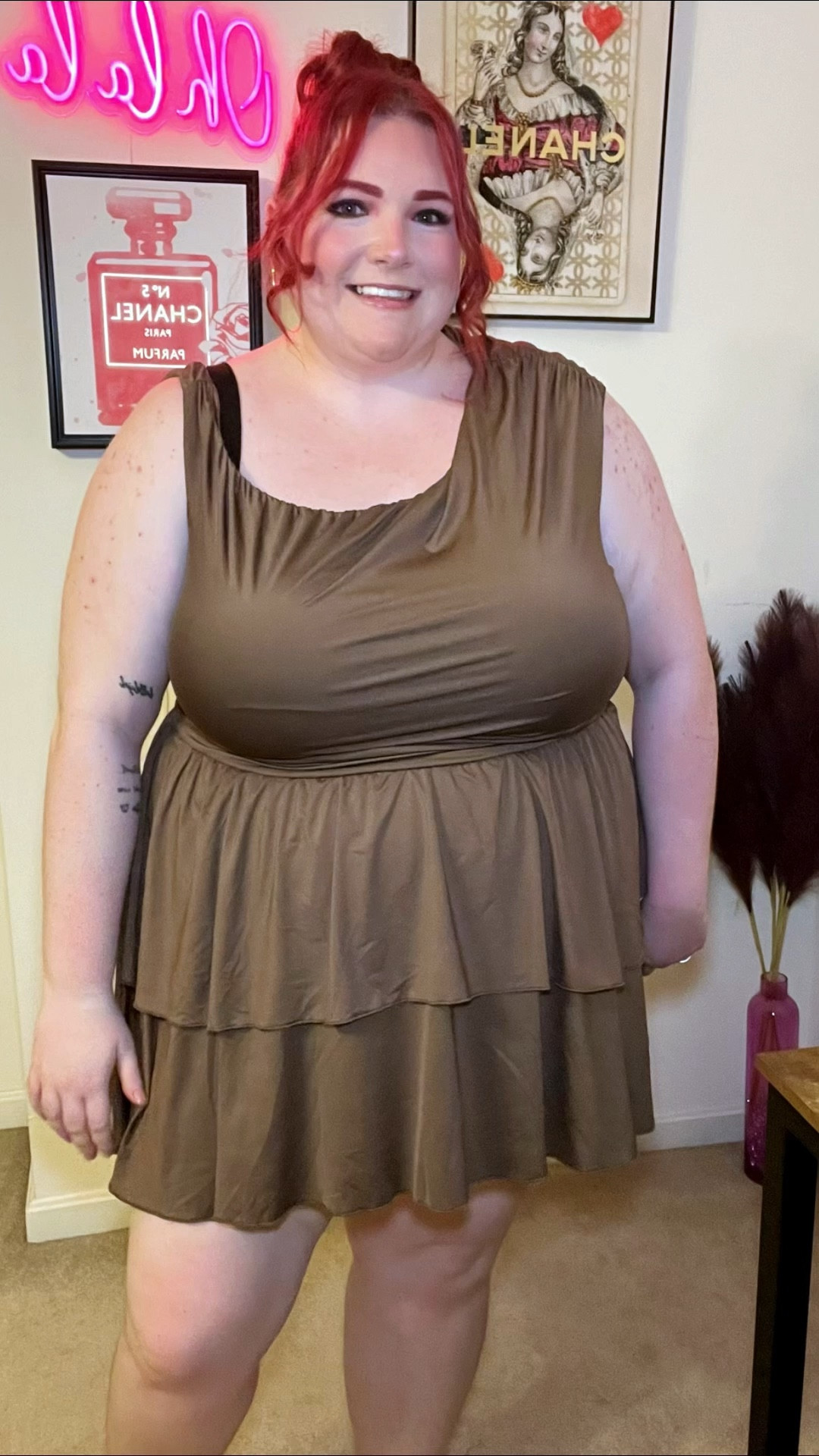 MakeMeChic Plus Size Asymmetrical Neckline Tiered Ruffle Mini Dress Try On

#LTKFindsUnder100 #LTKU #LTKPlusSize