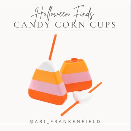 The cutest little candy corn cups!! 

#LTKHalloween #LTKSeasonal #LTKkids