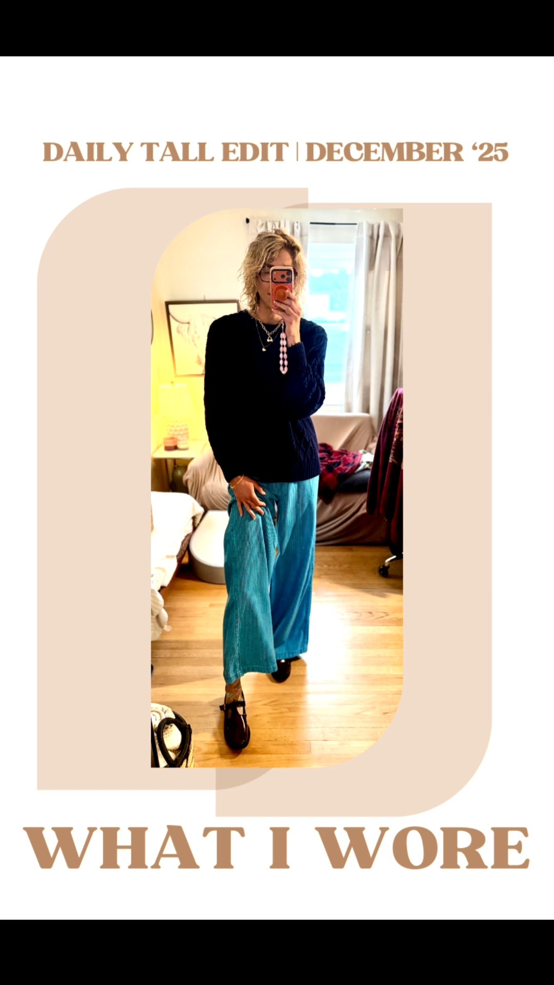 Daily Tall Edit | Blue Stripes, Cable Knits & Texture Mixing
My Daily Tall Diary: what’s on my body, what I bought, and what I’m eyeing next.
👗 What I Wore:
I wore these blue striped wide-leg jeans from GAP — I grabbed them in the spring and the color is so vibrant. They’re surprisingly versatile for year-round wear, and the length is perfect on me.
I paired them with an oversized navy cotton cable-knit sweater from GAP and kept everything monochromatic, which always makes an outfit look instantly more intentional.
For fun, I added my embroidered mermaid socks from Sock Candy. You can’t fully see the detail in photos, but they match the blue in the pants perfectly — a tiny matchy-match moment. Sock Candy also offers extended sizing up to a women’s 13, which I appreciate because one-size socks never fit if you have bigger feet. These are great quality.
Shoes: my bass Mary Jane loafers in a rich brown, just to break up all the blue. A bright red suede Mary Jane would’ve been really cute here too with the texture mix.
🛍️ What I Purchased:
• LOFT wide-leg trousers — they have a denim look but a velvet athletic racing stripe down the side. The texture mix makes them feel more elevated than standard trousers.
• Darn Tough socks — my all-time favorite socks for hiking, workouts, or casual wear. They offer select pairs up to a women’s 14/15 and the quality is unmatched. These truly are life-changing socks.
🛒 What’s in My Cart:
• Apres June oversized cashmere polo — I hesitated the first time they released this (not tall-specific + the price), but I’ve thought about it ever since. Now there are new colors… probably a sign to go for it.
• Old Navy cotton sweater — I love when retailers offer 100% cotton knits. They actually hold up. Anything blended with acrylic/nylon/polyester is going to look dingy in a year. Cotton will last season after season.
✨ Linked everything on LTK.
Which would you grab first — the cashmere polo or the cotton sweater?


#LTKPlusSize #LTKMidsize #LTKTall