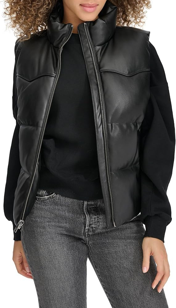 Levi's womens Western Puffer Vest | Amazon (US)