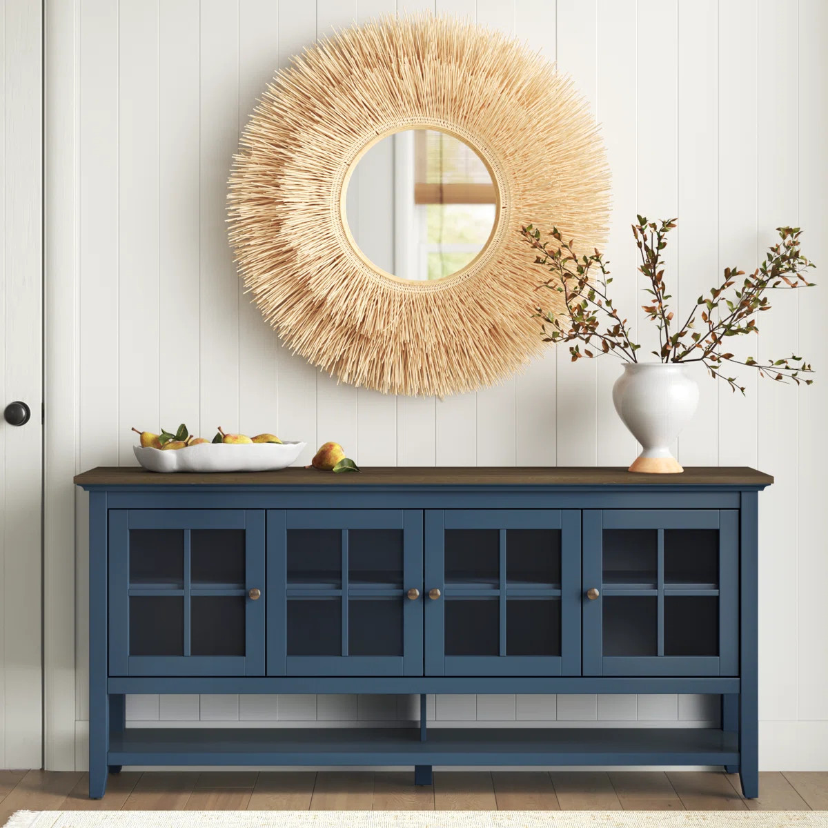 Alannah 67.75" Wide Sideboard with Glass Doors | Wayfair North America