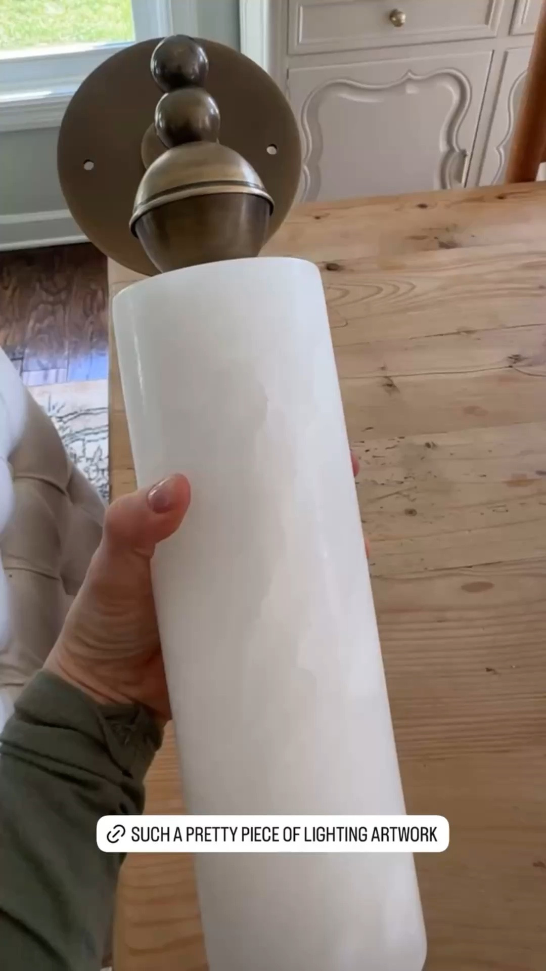 Brass and alabaster sconce 

#LTKHome