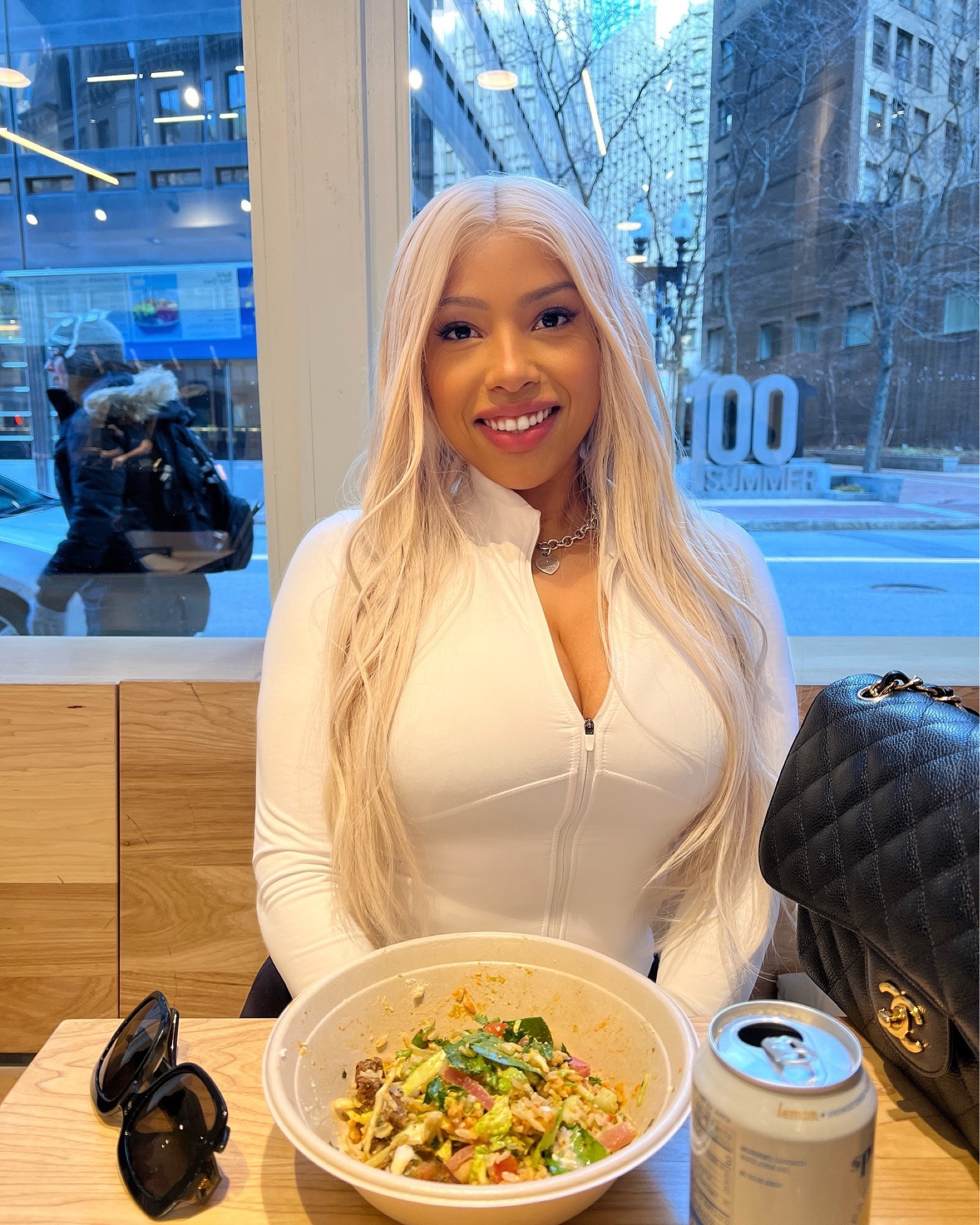 cute white jacket #whitejacket #whiteworkoutgear

#LTKFindsUnder50 #LTKStyleTip