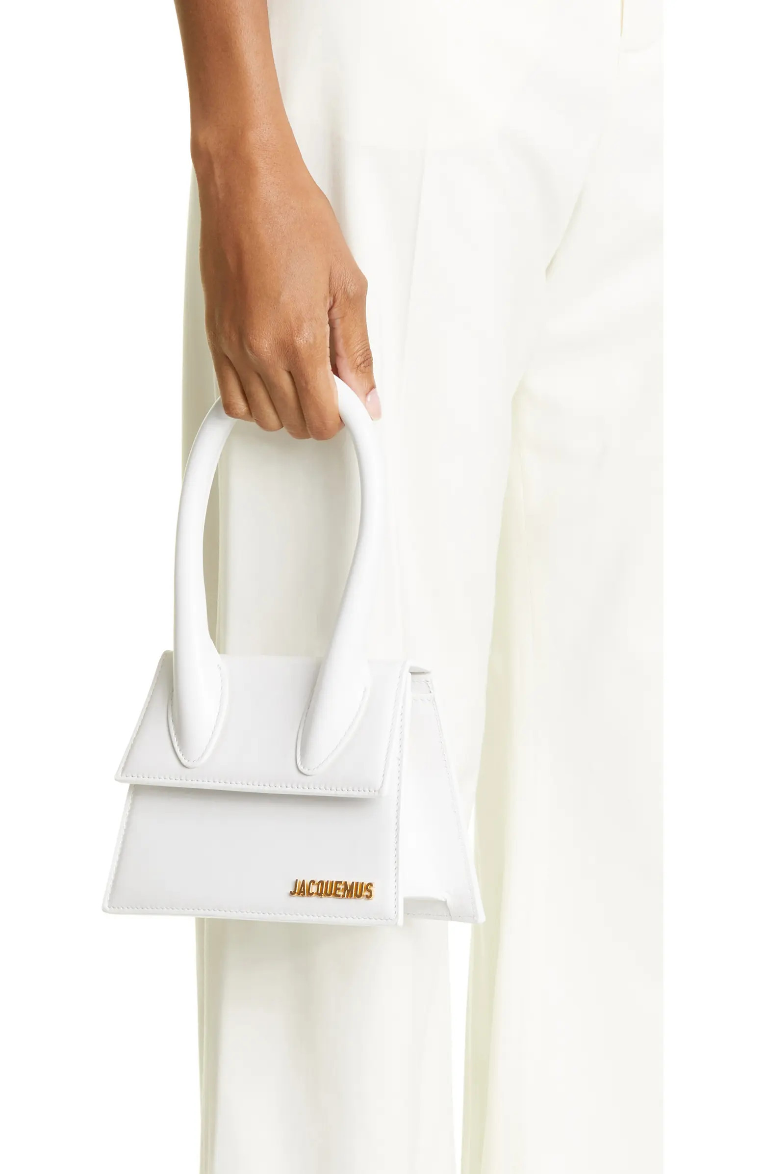Jacquemus Le Chiquito Moyen Leather Top Handle Bag | Nordstrom | Nordstrom