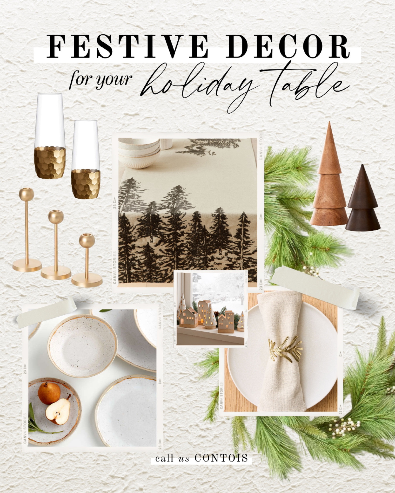 Festive decor for your holiday table! 🌲


| Christmas decor for your dinner table, holiday dining table, tablescapes, festive tablewear, gold decor, neutral holiday decor | 

#LTKSeasonal #LTKhome #LTKHoliday