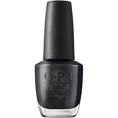 OPI Nail Lacquer, Cave the Way, Black Nail Polish, Fall Wonders Collection, 0.5 fl oz | Amazon (US)