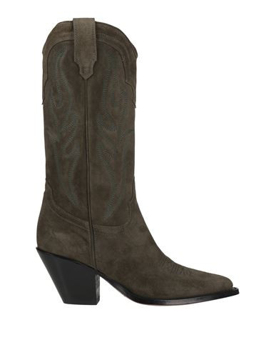 Sonora Woman Boot Military green Size 9 Leather | YOOX (US)