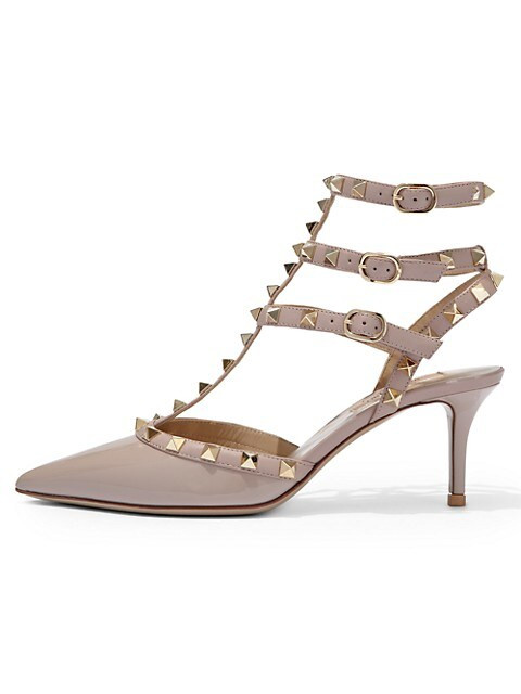 Rockstud Leather Pumps | Saks Fifth Avenue
