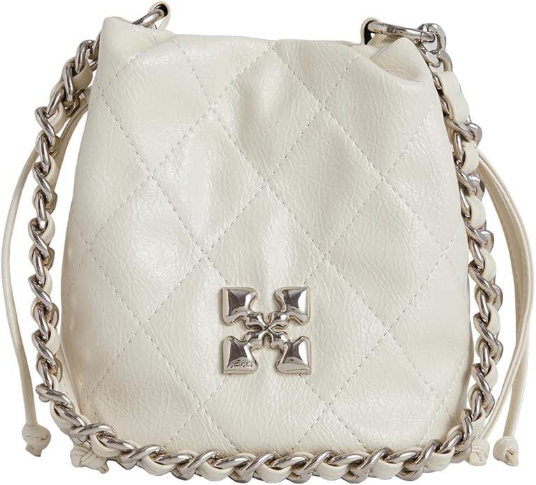 JACD Quilted Bucket Crossbody Bag and Purse for Women Drawstring Soft Vegan Leather Shoulder Bags... | Amazon (US)