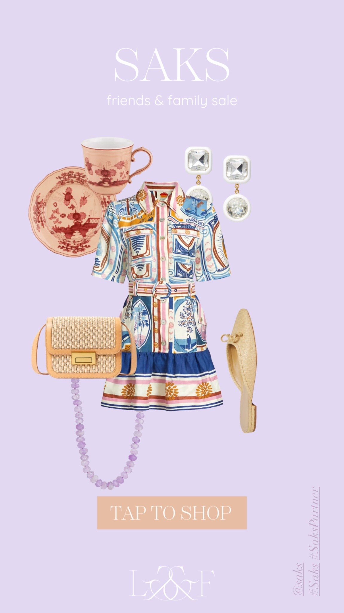 The @Saks Friends & Family sale started today, and I am rounding up my top picks for Spring. Bring on all the garden parties! (Sale details: Take 25% off select new arrivals and 20% off select jewelry through 3/25. 
#Saks #SaksPartner 

#LTKParties #LTKSpringSale #LTKSaleAlert