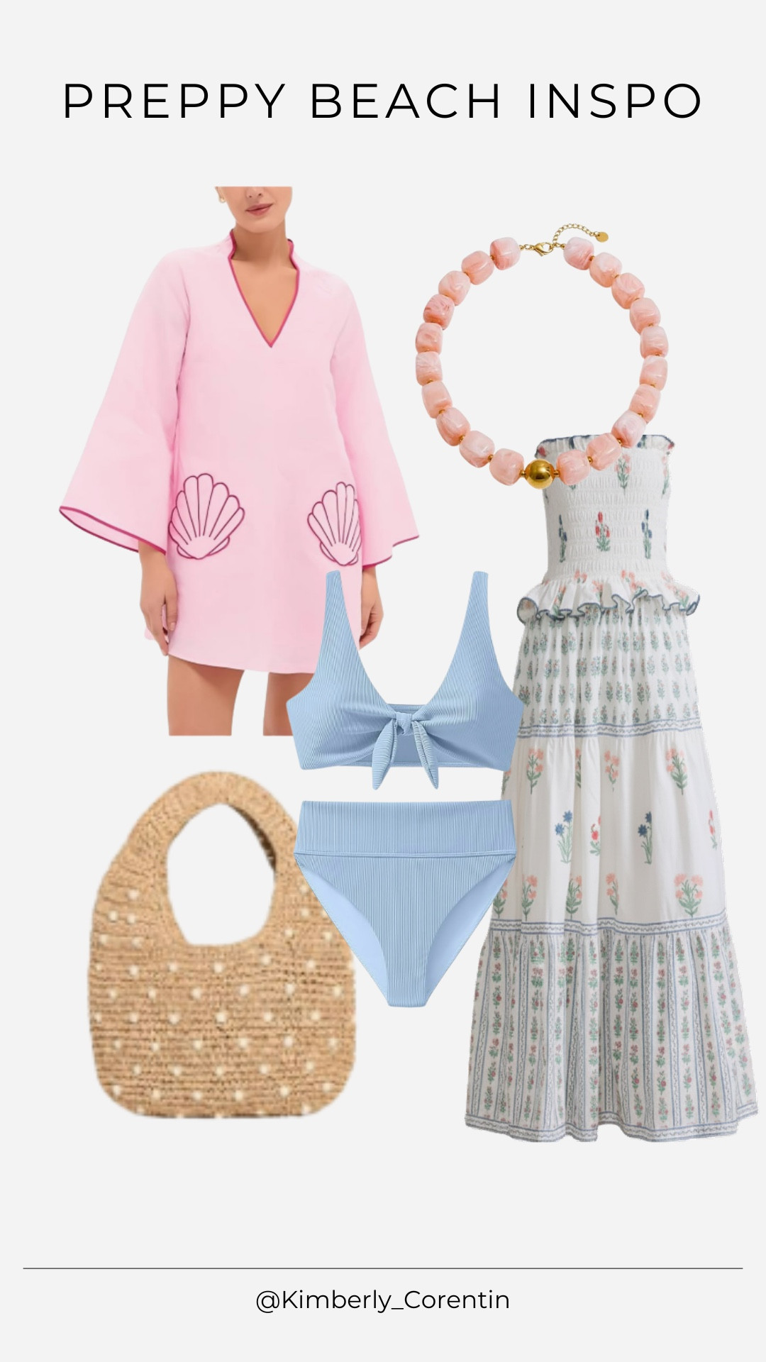 Summer outfit idea for the beach! 

Summer style, summer outfits, spring outfits, vacation outfits, summer dress, summer dresses, summer purses, purse for vacation, pink necklaces, Amazon dresses, Amazon jewelry, Amazon summer dresses, Amazon coverups

#LTKootd #LTKOver40 #LTKSwim