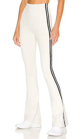 Raquel High Waist Techflex Flare Legging in Vintage White & Black | Revolve Clothing (Global)