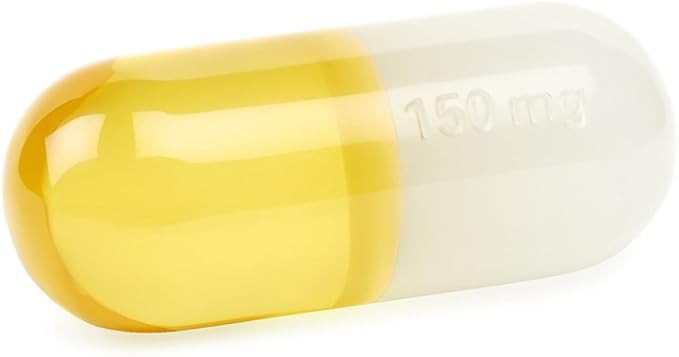 Jonathan Adler - Small Lucite Pill - Yellow | Amazon (US)