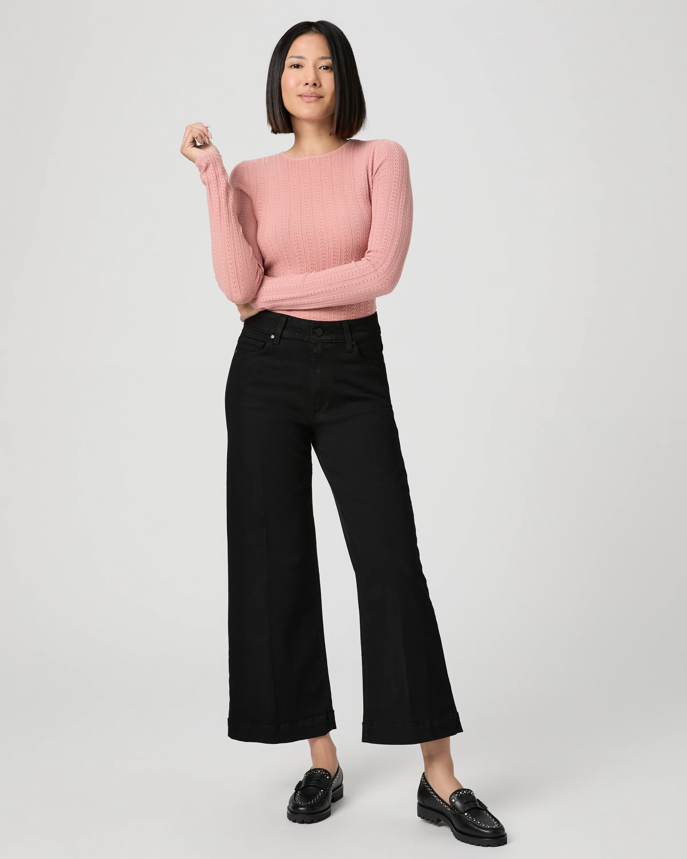 Anessa Petite Wide Leg Jean | Paige