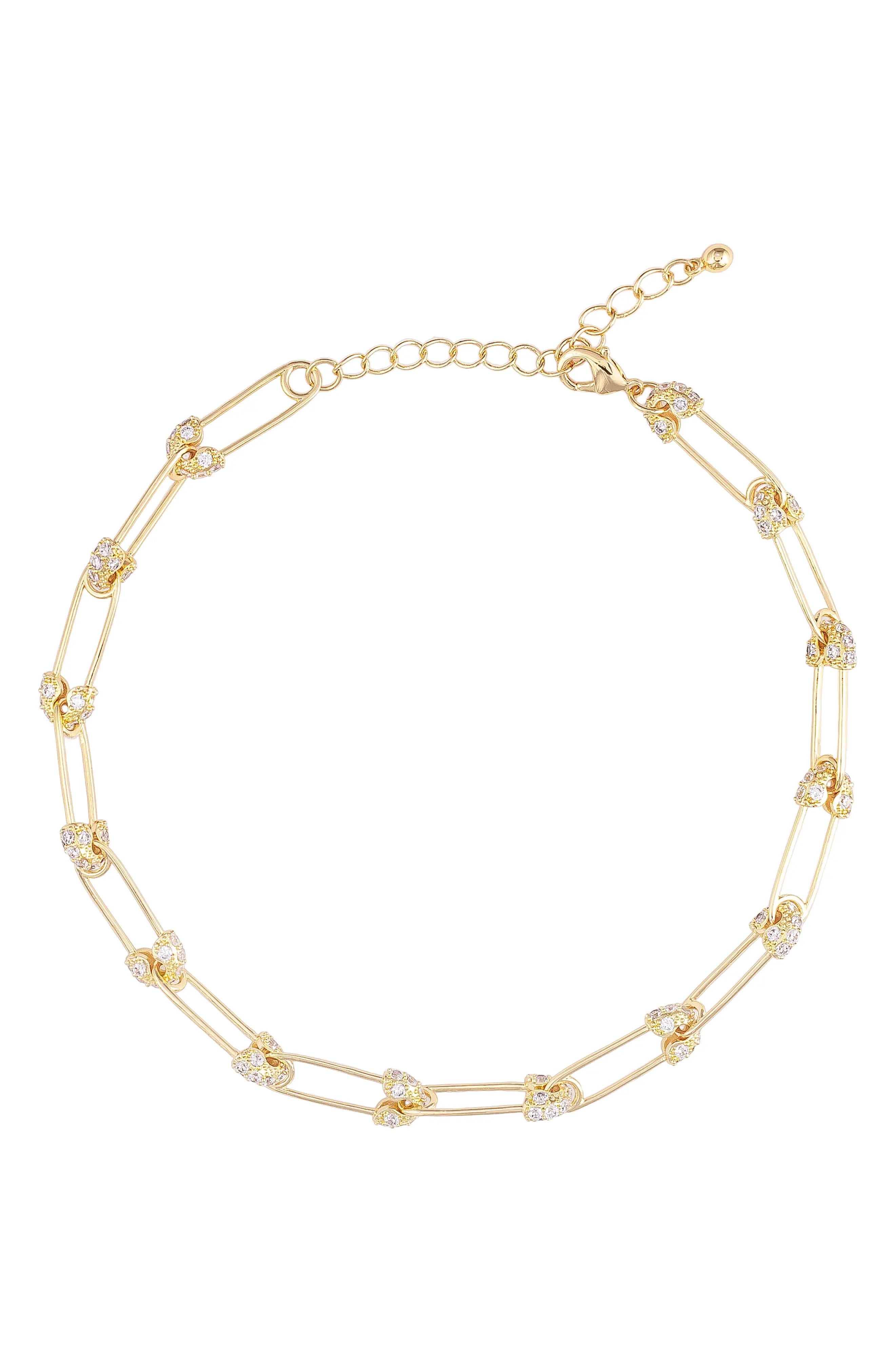 Uncommon James by Kristin Cavallari Safety Pin Necklace in Gold at Nordstrom | Nordstrom