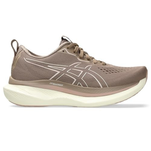 ASICS Women's GLIDERIDE MAX Running Shoes, 6.5, Taupe Grey/Birch | Amazon (US)