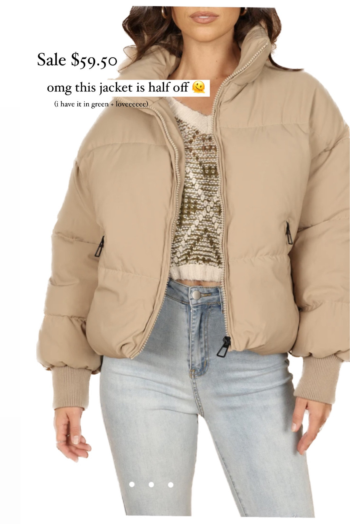 Beige puffer jacket
Winter jacket
Winter coat


#LTKCyberweek #LTKfit #LTKcurves