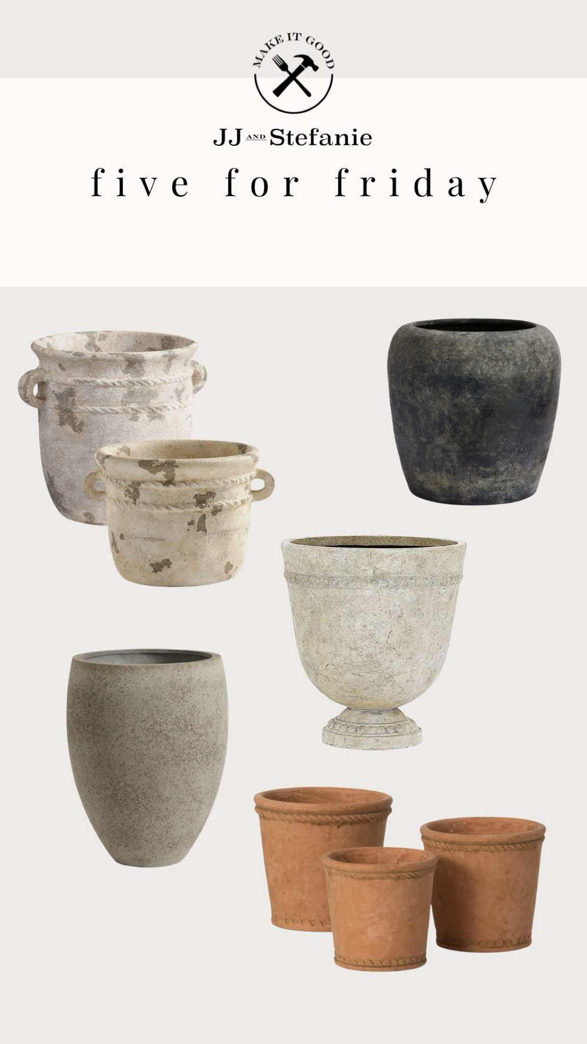 The perfect pots for your front door, back patio and garden. 

#LTKSeasonal