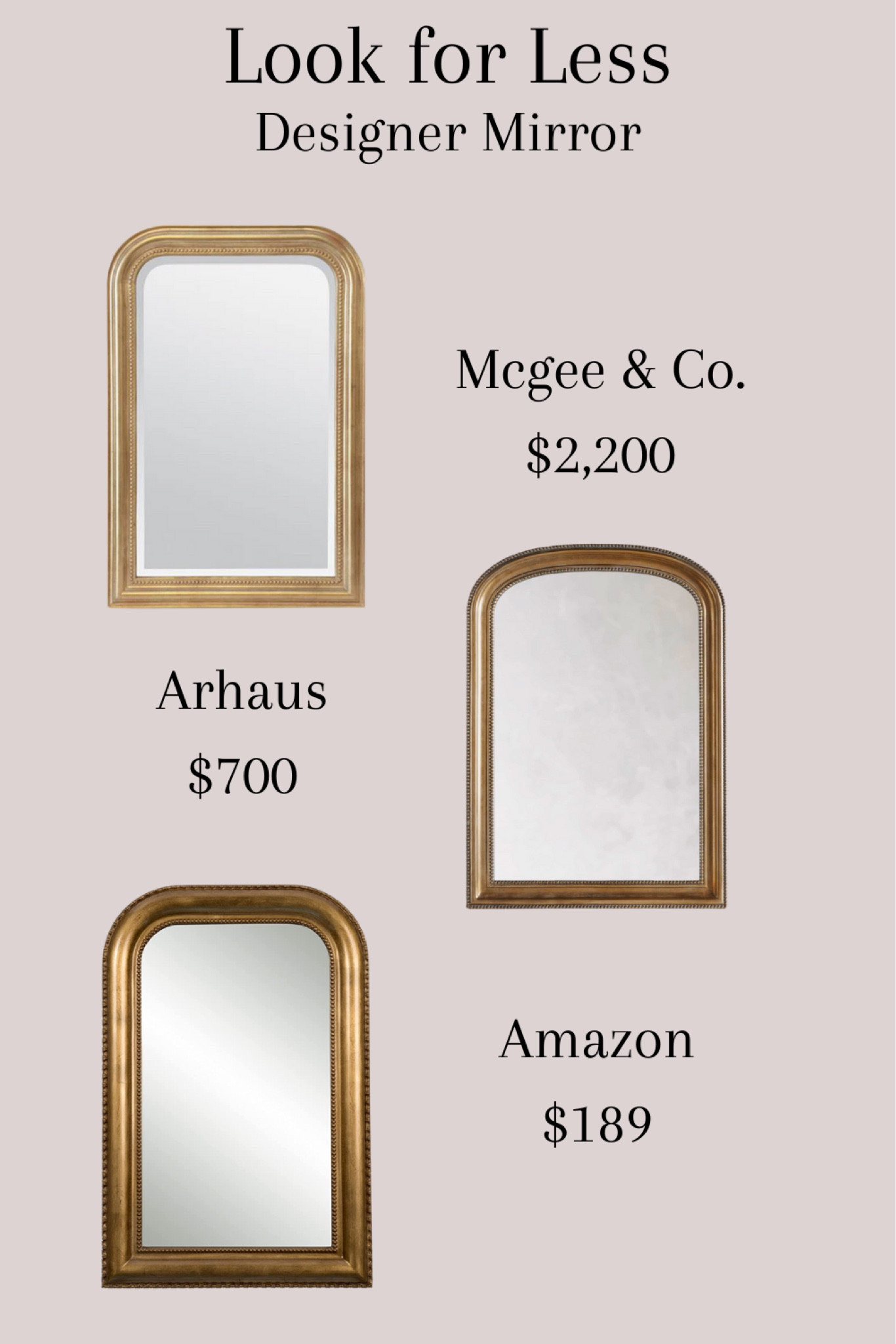 Look for Less- Designer Mirror Dupe #mirror #dupe #lookforless #homedecor

#LTKhome #LTKstyletip #LTKFind