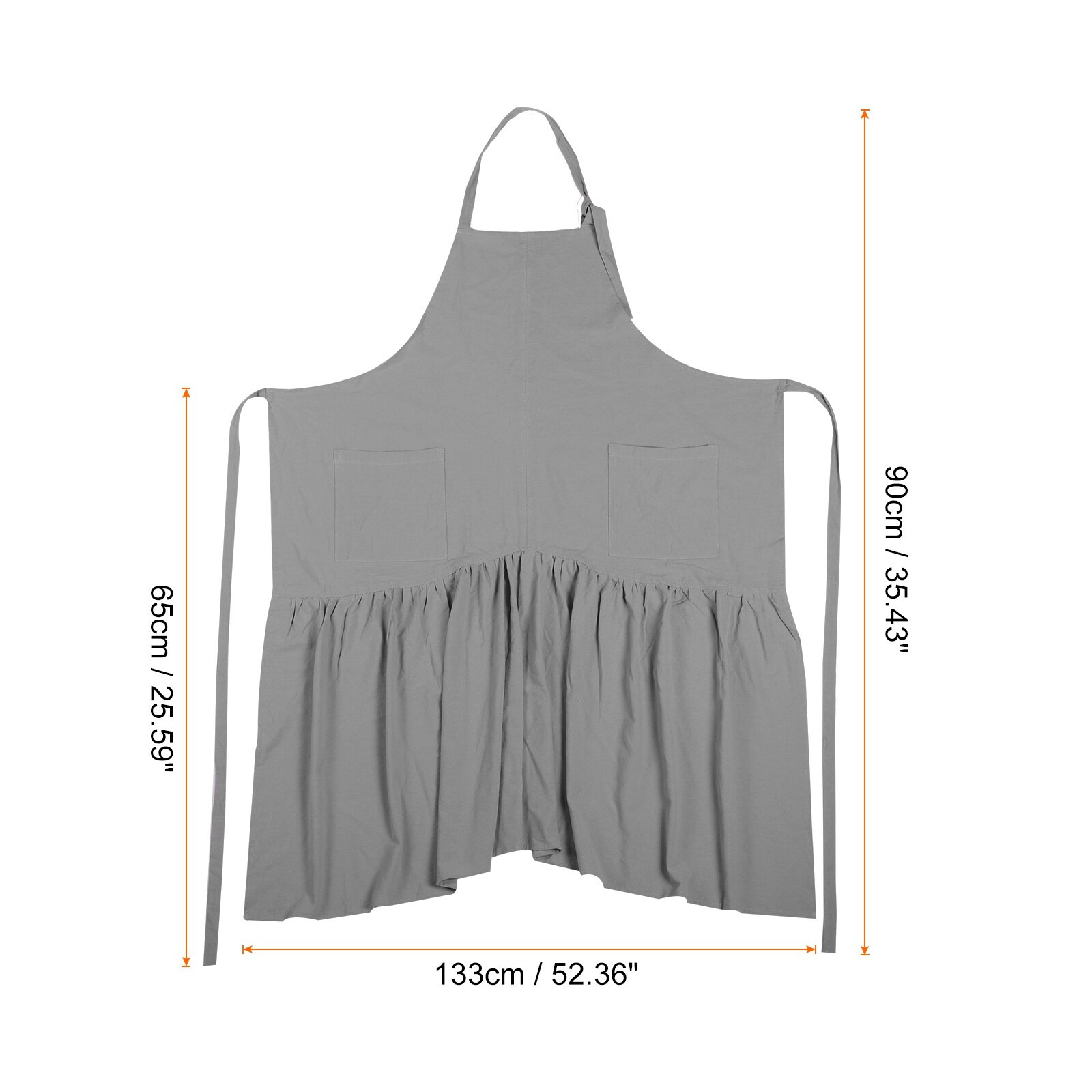 Cotton Linen Apron, Fishtail Aprons for Women Flower Shop Nail Salon - 35.43 inch | Bed Bath & Beyond