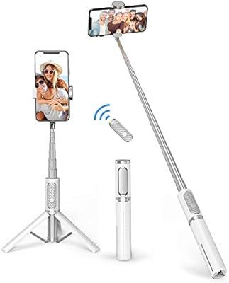 ATUMTEK Bluetooth Selfie Stick Tripod, Mini Extendable 3 in 1 Aluminum Selfie Stick with Wireless... | Amazon (US)