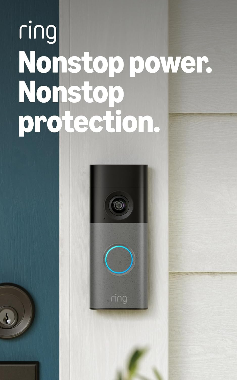 Ring Wired Doorbell 2K (newest model), Retinal 2K with wide-angle video, up to 6x Enhanced Zoom, and Two-Way Talk, Speckled Gray | Amazon (US)