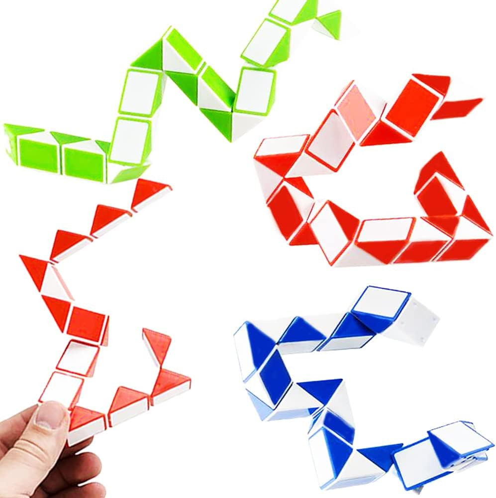 The Dreidel Company Snake Cube Twist Puzzle Magic Snake Sensory Toys Collection Brain Teaser Part... | Amazon (US)