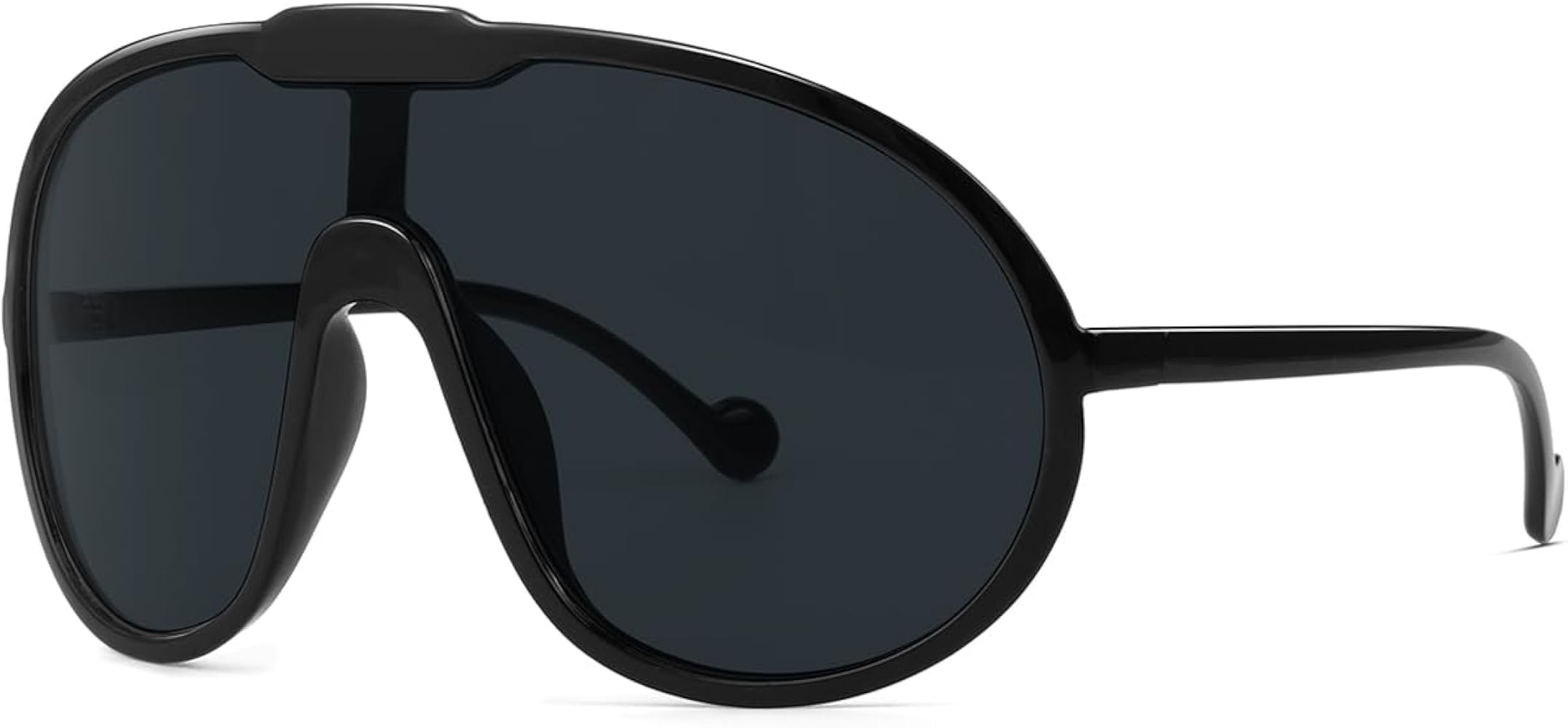 Trendy Oversized Sunglasses for Women Men Fashion Shield Aviator Sun Glasses UV400 Protection Gog... | Amazon (US)